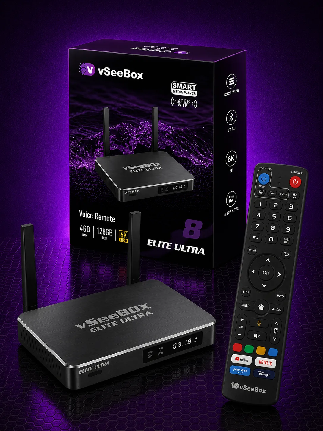 Elite Ultra — Box & Remote